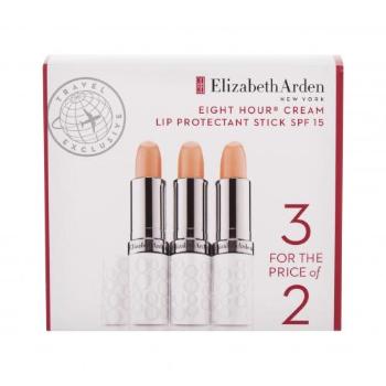 Elizabeth Arden Eight Hour Cream Lip Protectant Stick SPF15 zestaw Balsam do ust 3 x 3,7 g dla kobiet