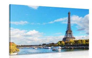 Obraz wspaniała panorama Paryża - 120x80