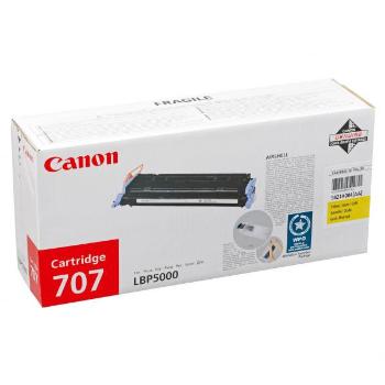 Canon originální toner CRG707, yellow, 2000str., 9421A004, Canon i-SENSYS LBP 5000,5100,5101, O