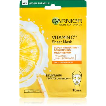 Garnier Skin Naturals Vitamin C maseczka płócienna o działaniu rozjaśniającym i nawilżającym z witaminą C 28 g