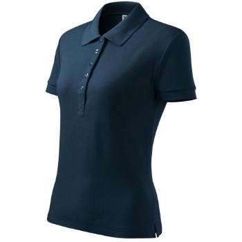 Damska koszulka polo, ciemny niebieski, XL
