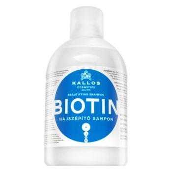 Kallos Biotin Beautifying Shampoo szampon rozjaśniający dla połysku i miękkości włosów 1000 ml