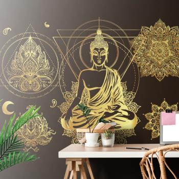 Samoprzylepna tapeta złoty Budda