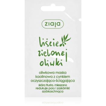 Ziaja Liście Zielonej Oliwki oliwkowa maska kaolinowa z cynkiem oczyszczająco-ściągająca 7 ml