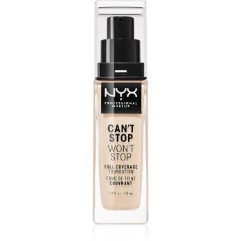 NYX Professional Makeup Can't Stop Won't Stop Full Coverage Foundation podkład mocno kryjący odcień 1.5 Fair 30 ml