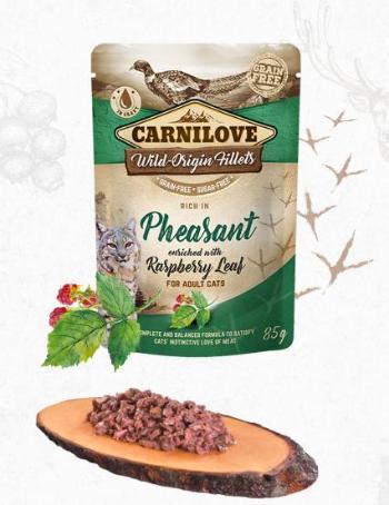CARNILOVE cat  pouch  ADULT  PHEASANT/rasberry - 85g