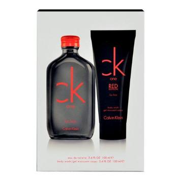 Calvin Klein CK One Red Edition For Him zestaw Edt 100ml + 100ml Żel pod prysznic dla mężczyzn