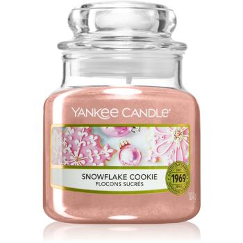 Yankee Candle Snowflake Cookie świeczka zapachowa Classic duża 104 g