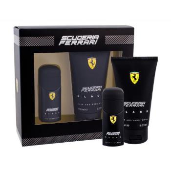 Ferrari Scuderia Ferrari Black zestaw Edt 30 ml + Żel pod prysznic 150 ml dla mężczyzn Uszkodzone pudełko