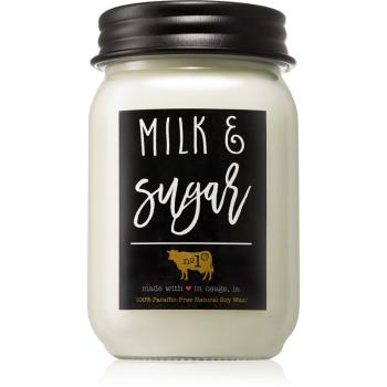 Milkhouse Candle Co. Farmhouse Milk & Sugar świeczka zapachowa Mason Jar 368 g