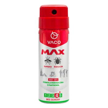 VACO Spray MAX na komary, kleszcze, meszki z panthenolem 50 ml