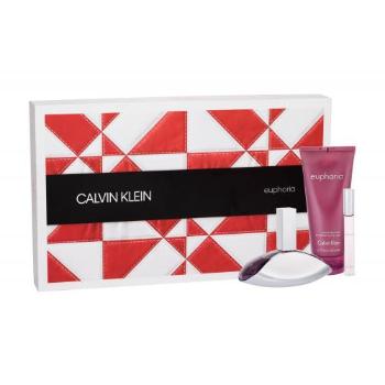 Calvin Klein Euphoria zestaw Edp 100 ml + Balsam do ciała 200 ml + Edp roll-on 10ml dla kobiet