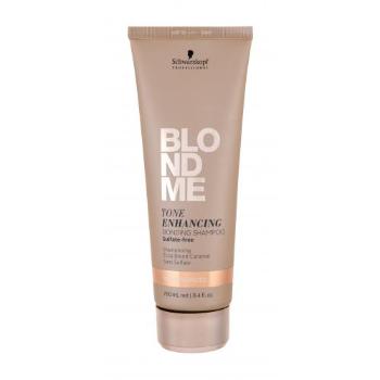 Schwarzkopf Professional Blond Me Tone Enhancing Bonding Shampoo 250 ml szampon do włosów dla kobiet Warm Blondes