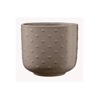 Brązowa ceramiczna doniczka Big pots Baku, ø 19 cm
