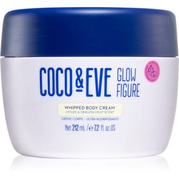 Coco & Eve Glow Figure Whipped Body Cream odżywczy krem do ciała z zapachem Lychee & Dragon Fruit 212 ml