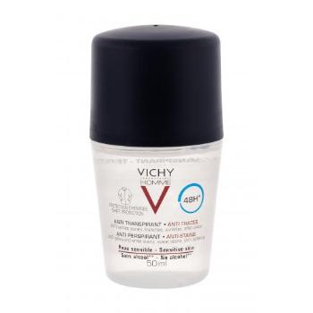Vichy Homme Anti-Stains 48H 50 ml antyperspirant dla mężczyzn uszkodzony flakon