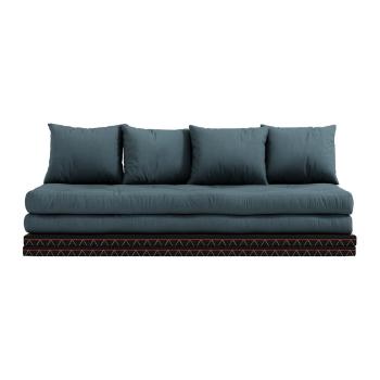 Sofa rozkładana z niebieskim obiciem Karup Design Chico Petrol Blue