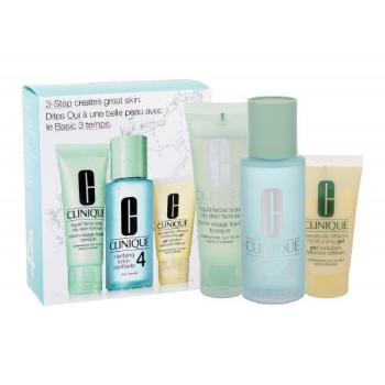 Clinique 3-Step Skin Care 4 zestaw 50ml Liquid Facial Soap + 100ml Clarifying Lotion 4 + 30ml DDMgel dla kobiet