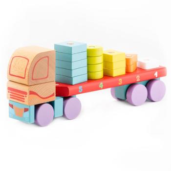 Ciężarówka z figurami geometrycznymi - Cubika