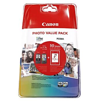 Canon originální ink Canon PG-540L/CL-541XL Photo Value Pack, black/color, 5224B007, Canon 2-pack Pixma MG2150, 3150, 4150