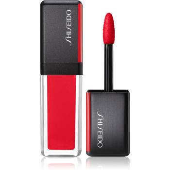 Shiseido LacquerInk LipShine szminka w płynie nawilżające i nadające blask odcień 304 Techno Red 6 ml
