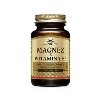 SOLGAR Magnesium with Vitamin B6 - 100vtabs PL