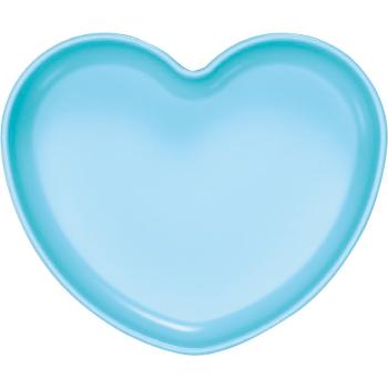 Chicco Easy Plate Heart 9m+ talerz 9m+ Blue-Green 1 szt.