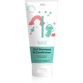 Naif Kids Shampoo & Conditioner szampon z odżywką 2 w1 dla dzieci 200 ml