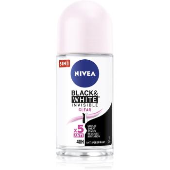 Nivea Invisible Black & White Clear antyperspirant w kulce dla kobiet 50 ml
