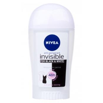 Nivea Black & White Invisible Clear 48h 40 ml antyperspirant dla kobiet