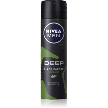 Nivea Men Deep antyprespirant w sprayu dla mężczyzn Black Carbon Amazonia 150 ml