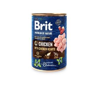 BRIT Premium by Nature Chicken&amp;Hearts 36 x 400 g karma mokra dla psa z kurczakiem