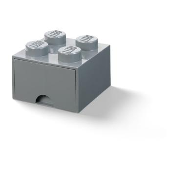 Ciemnoszary dziecięcy pojemnik z szufladą LEGO®