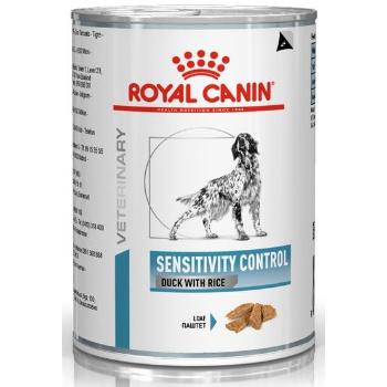 ROYAL CANIN Dog sensitivity control duck &amp; rice 410 g karma mokra dla dorosłych psów wykazujących niepożądane reakcje na pokarm