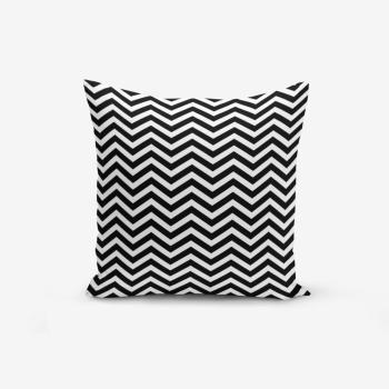 Czarno-biała poszewka na poduszkę z domieszką bawełny Minimalist Cushion Covers Stardust, 45x45 cm