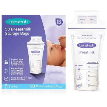 Lansinoh Breastfeeding Breastmilk Storage Bags woreczek do przechowywania pokarmu przechowywanie mleka matki 50 szt.