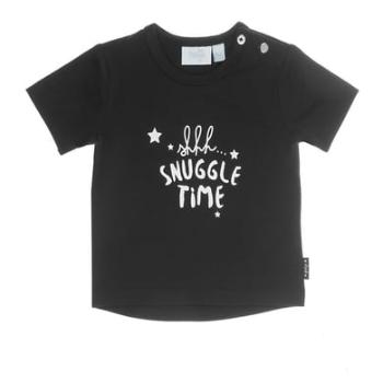 Feetje T-Shirt Snuggle Time Made with love Black