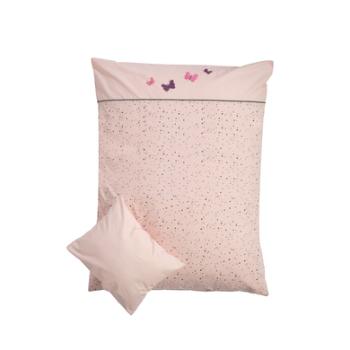 Be Be 's Collection Bed Linen 3D Butterfly Pink 100 x 135 cm