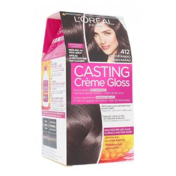 L'Oréal Paris Casting Creme Gloss 48 ml farba do włosów dla kobiet Uszkodzone pudełko 412 Iced Cocoa