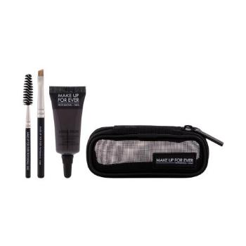 Make Up For Ever Aqua Brow Waterproof Eyebrow Corrector Kit 7 ml żel i pomada do brwi dla kobiet 40 Brown Black