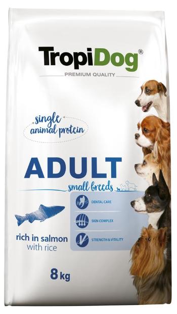 TROPIDOG Premium Adult S Salmon&amp;Rice 8 kg sucha karma dla psów małych ras Łosoś i ryż