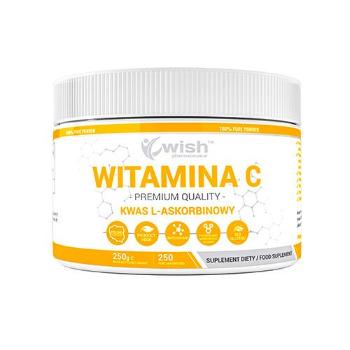 WISH Pharmaceutical Vitamin C 1000mg (Kwas L-Askorbinowy) - 250g