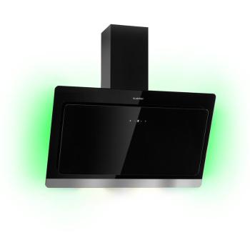 Klarstein Aurora Eco 90, okap kuchenny, 90 cm, 550 m³/h, wyświetlacz LED, czarny