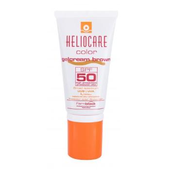 Heliocare Color Gelcream SPF50 50 ml preparat do opalania twarzy dla kobiet Uszkodzone pudełko Brown