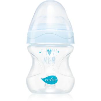 Nuvita Cool Bottle 0m+ butelka dla noworodka i niemowlęcia Transparent blue 150 ml