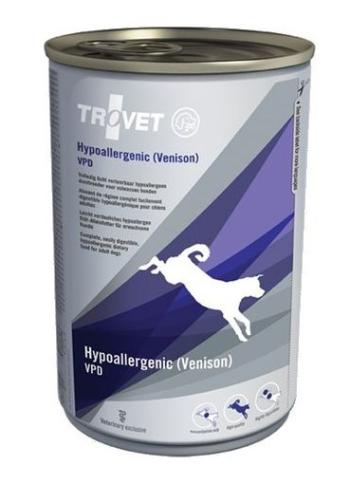 TROVET Hypoallergenic Venison VPD mokra karma dla psa z dzikiem 400 g