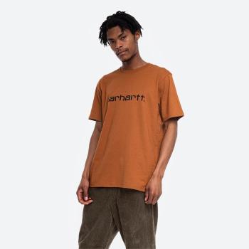 Koszulka męska Carhartt WIP S/S Script T-Shirt I029915 RUM/BLACK