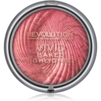 Makeup Revolution Vivid Baked rozjaśniający puder spiekany odcień Rose Gold Lights 7.5 g