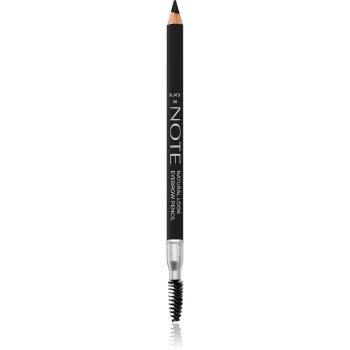 Note Cosmetique Natural Lool Eyebrow Pencil kredka do brwi ze szczotką 06 Black 1,08 g