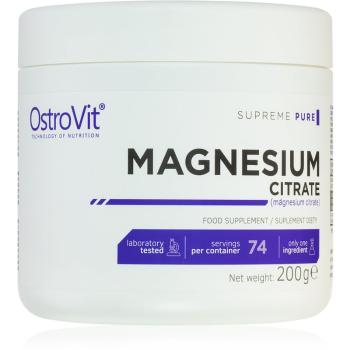 OstroVit Cytrynian Magnezu 200 g zwiększenie wydolności fizycznej i regeneracja 200 g